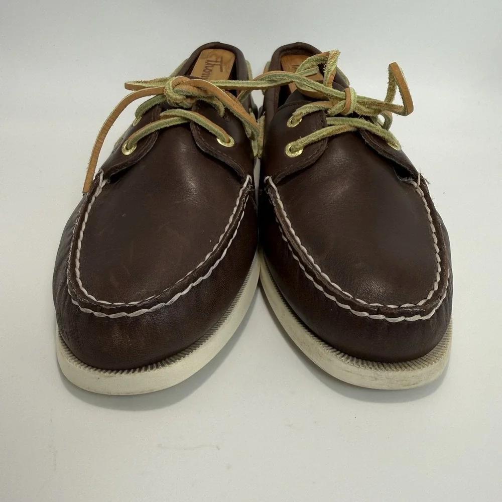 Sperry Brown 2-Eye Boat Shoes Top Sider Women's Sz 8.5W Nautical Brown 9155017